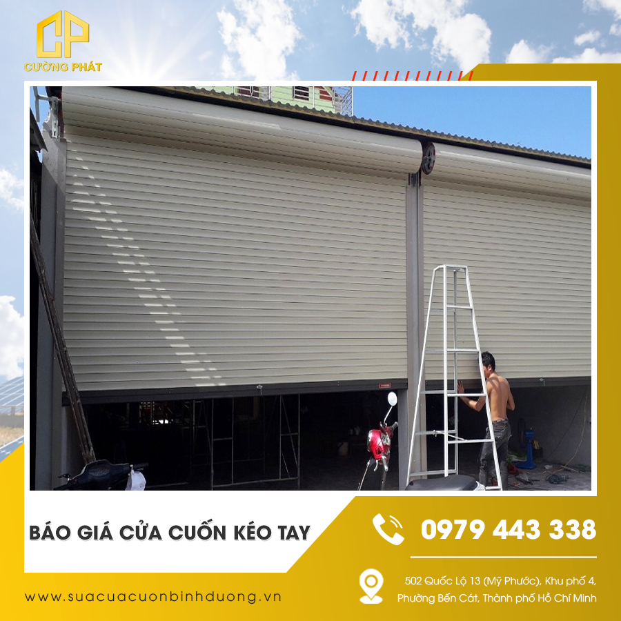 Báo giá cửa cuốn kéo tay - Tthông tin chi tiết dành cho người dùng
