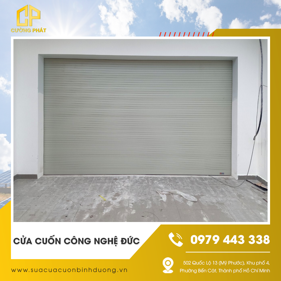 Cửa cuốn công nghệ Đức - Giải pháp an toàn và hiện đại cho ngôi nhà bạn