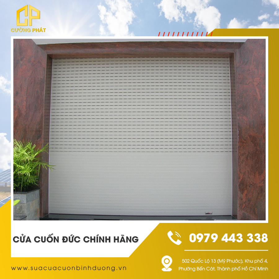 Cửa cuốn Đức chính hãng - Mẫu mã, ưu điểm và báo giá chi tiết