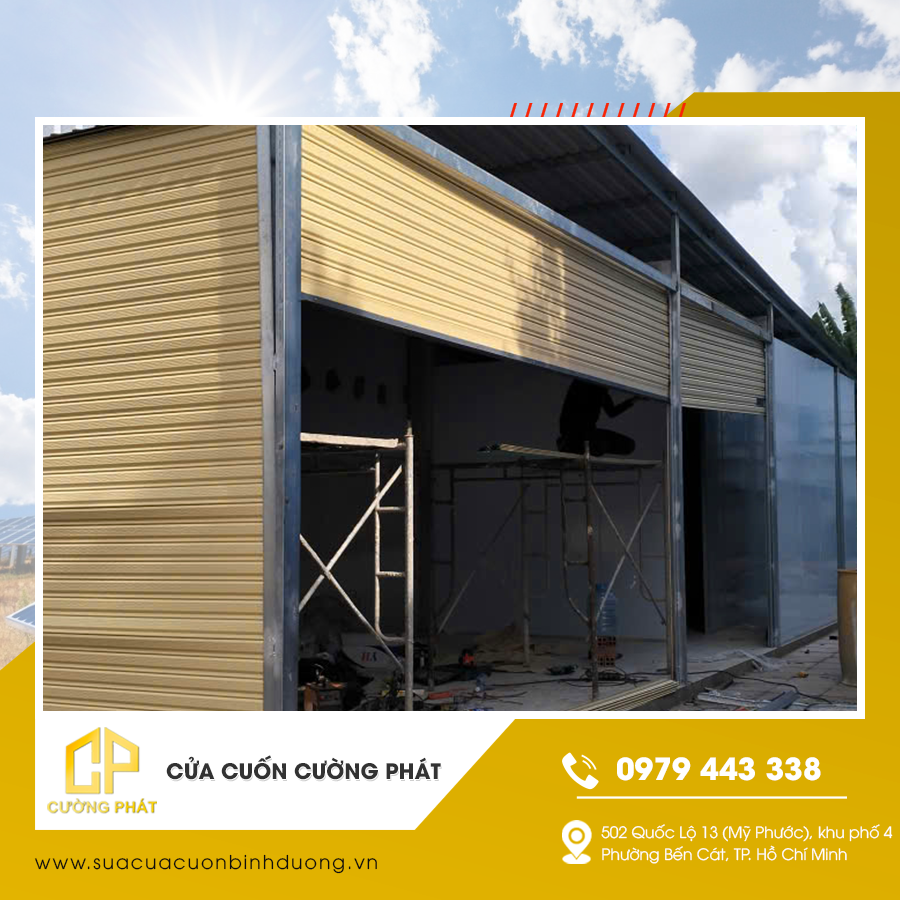 Cửa cuốn kéo tay – Giải pháp đơn giản, tiện lợi và an toàn