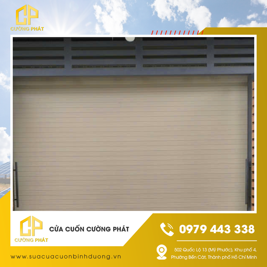 Cửa cuốn tấm liền – Lựa chọn bền bỉ và thẩm mỹ cho nhà phố và nhà xưởng