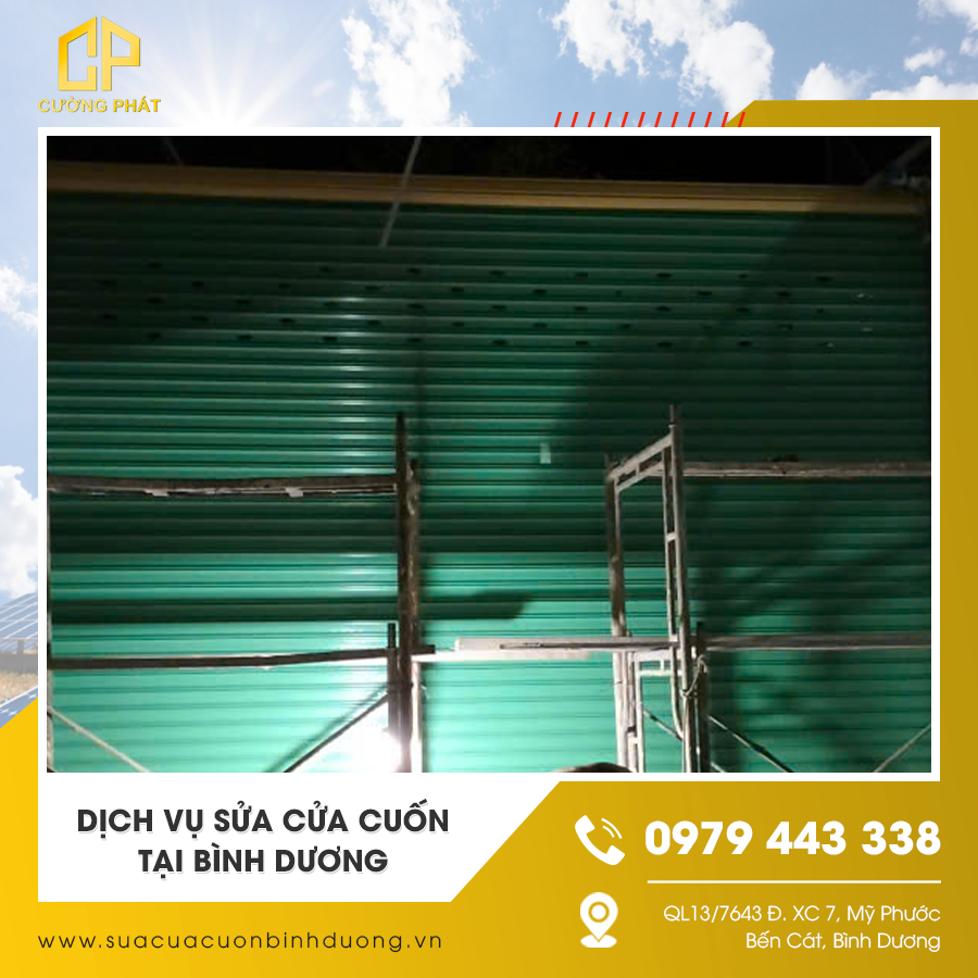 Dịch vụ sửa cửa cuốn tại Bình Dương tận nơi, nhanh chóng và an toàn
