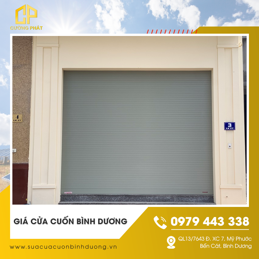 Giá cửa cuốn Bình Dương – Dịch vụ uy tín, chất lượng từ Cửa Cuốn Cường Phát