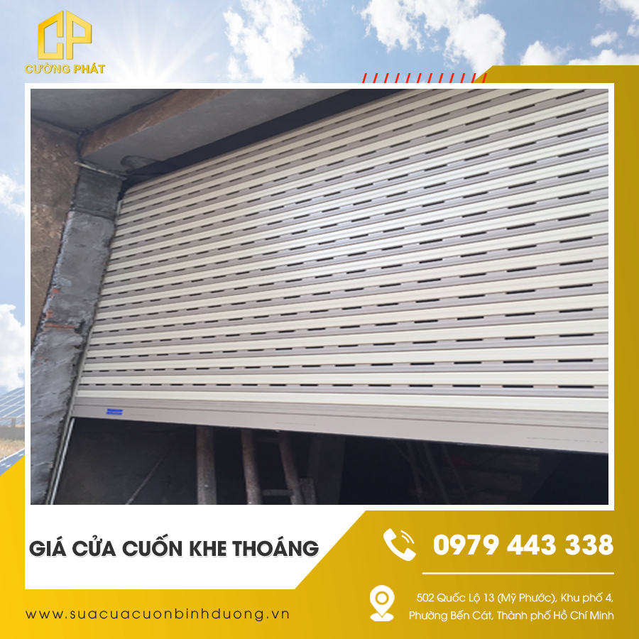 Giá cửa cuốn khe thoáng – Thông tin chi tiết và cập nhật mới nhất