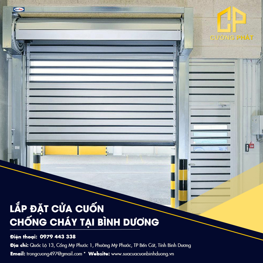 Lắp đặt cửa cuốn chống cháy tại Bình Dương – Giải pháp an toàn cho công trình hiện đại