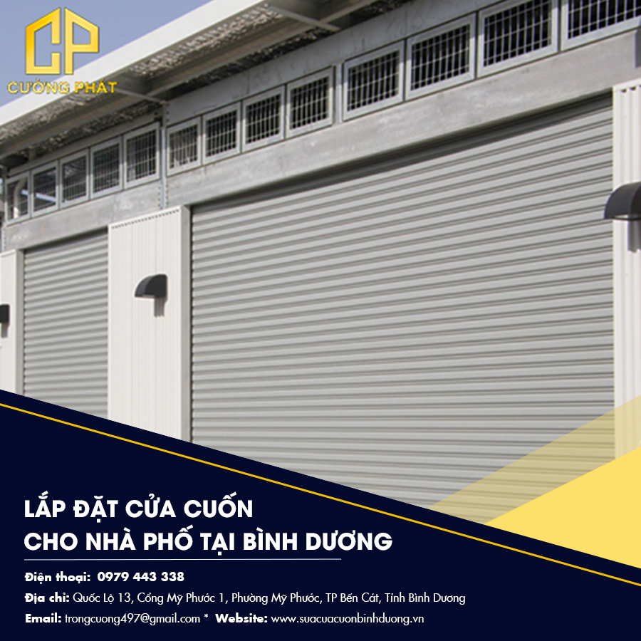 Chọn lựa cửa cuốn phù hợp cho nhà phố tại Bình Dương