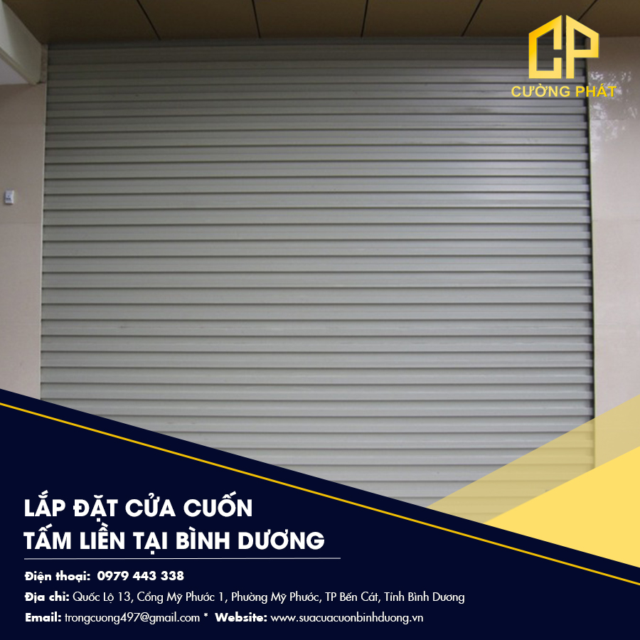 Lắp đặt cửa cuốn tấm liền tại Bình Dương - Hướng dẫn chi tiết và chuyên nghiệp