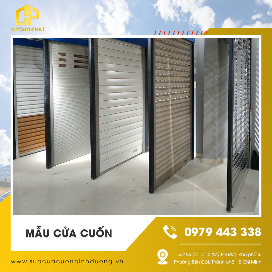 Mẫu cửa cuốn - Tổng hợp thông tin và kiểu dáng phổ biến hiện nay