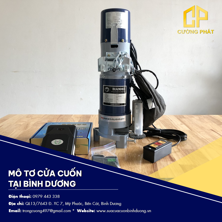 Chọn mua mô tơ cửa cuốn tại Bình Dương hiệu quả