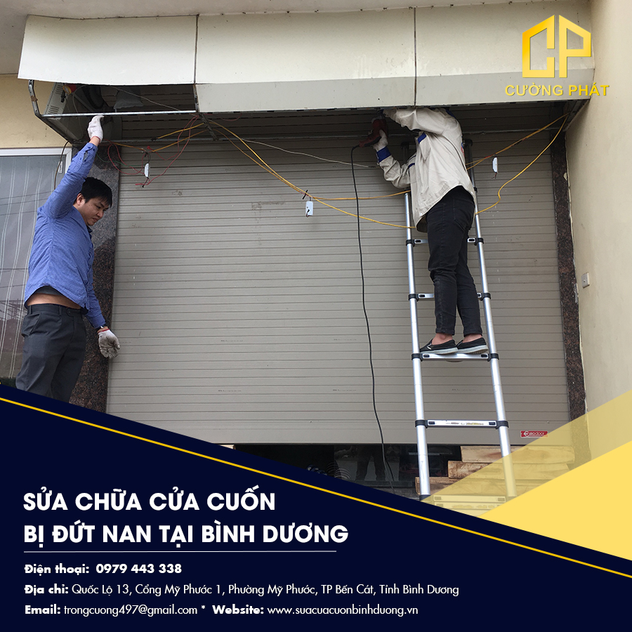 Sửa chữa cửa cuốn bị đứt nan tại Bình Dương - Dịch vụ nhanh chóng, chuyên nghiệp