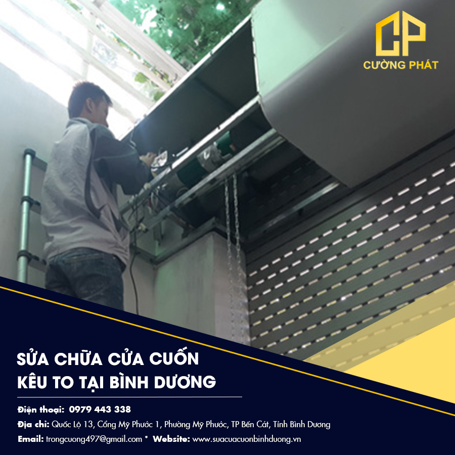 Sửa chữa cửa cuốn kêu to tại Bình Dương – Giải pháp triệt để, nhanh chóng, hiệu quả