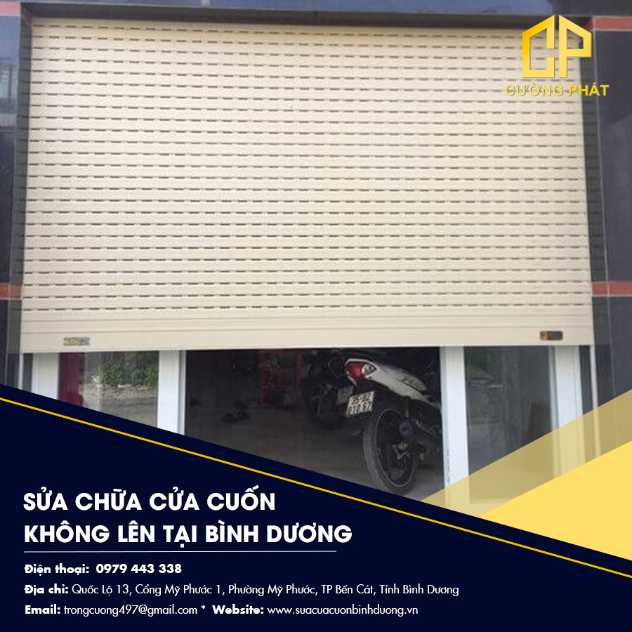 Sửa chữa cửa cuốn không lên tại Bình Dương - Dịch vụ uy tín, nhanh chóng, giá tốt