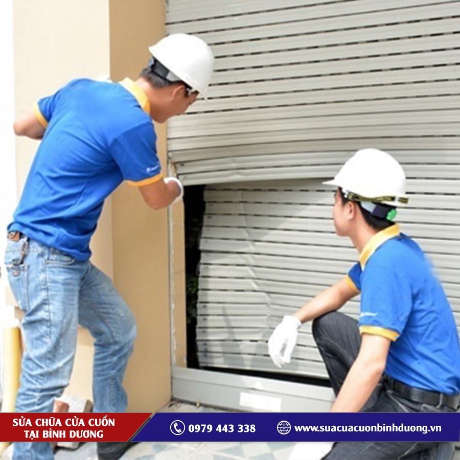 Khắc phục nhanh chóng sửa chữa cửa cuốn tại Bình Dương