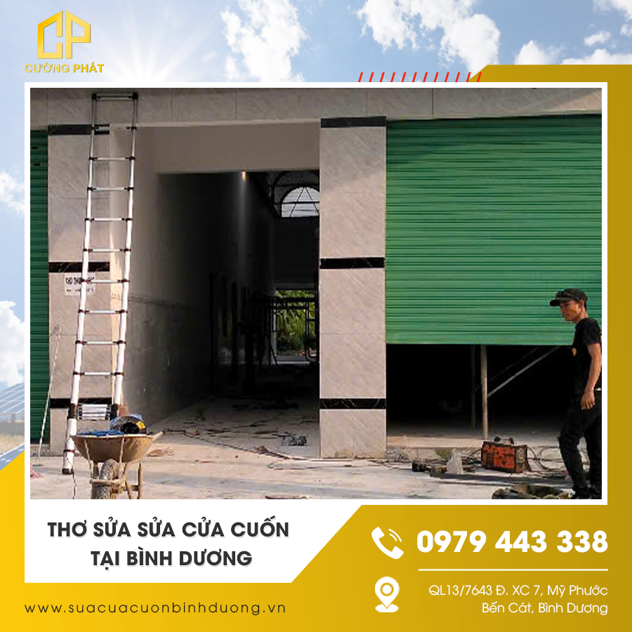 Thợ sửa cửa cuốn tại Bình Dương chuyên nghiệp, uy tín và nhanh chóng