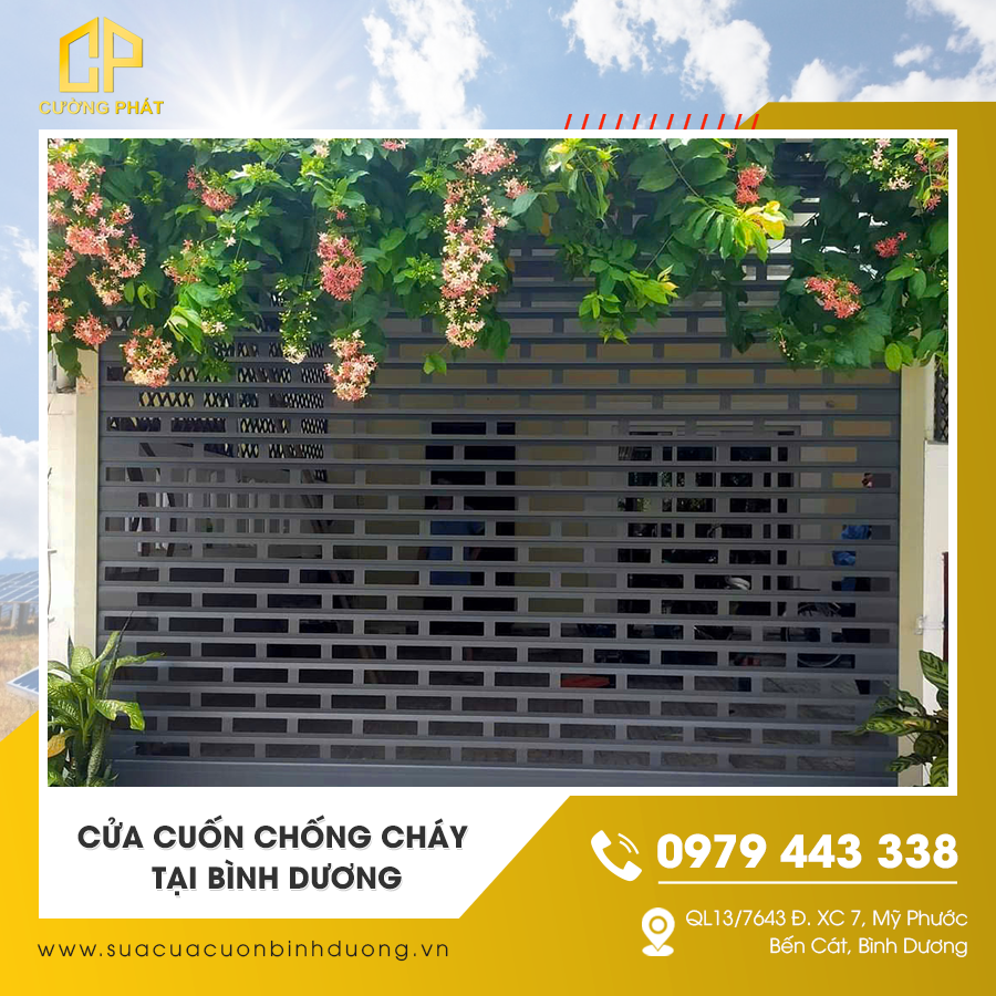 Cửa cuốn chống cháy chất lượng cao tại Bình Dương