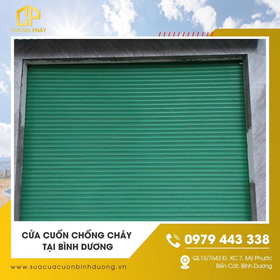 Lắp đặt cửa cuốn chống cháy tại Bình Dương an toàn