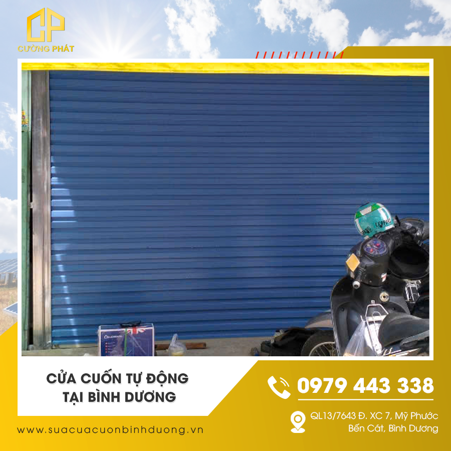 Cửa cuốn tự động hiện đại tại Bình Dương