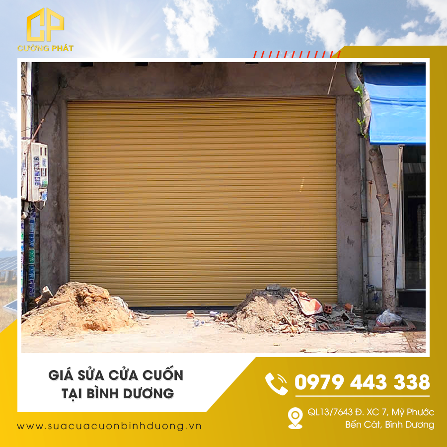 Dịch vụ sửa cửa cuốn nhanh chóng tại Bình Dương
