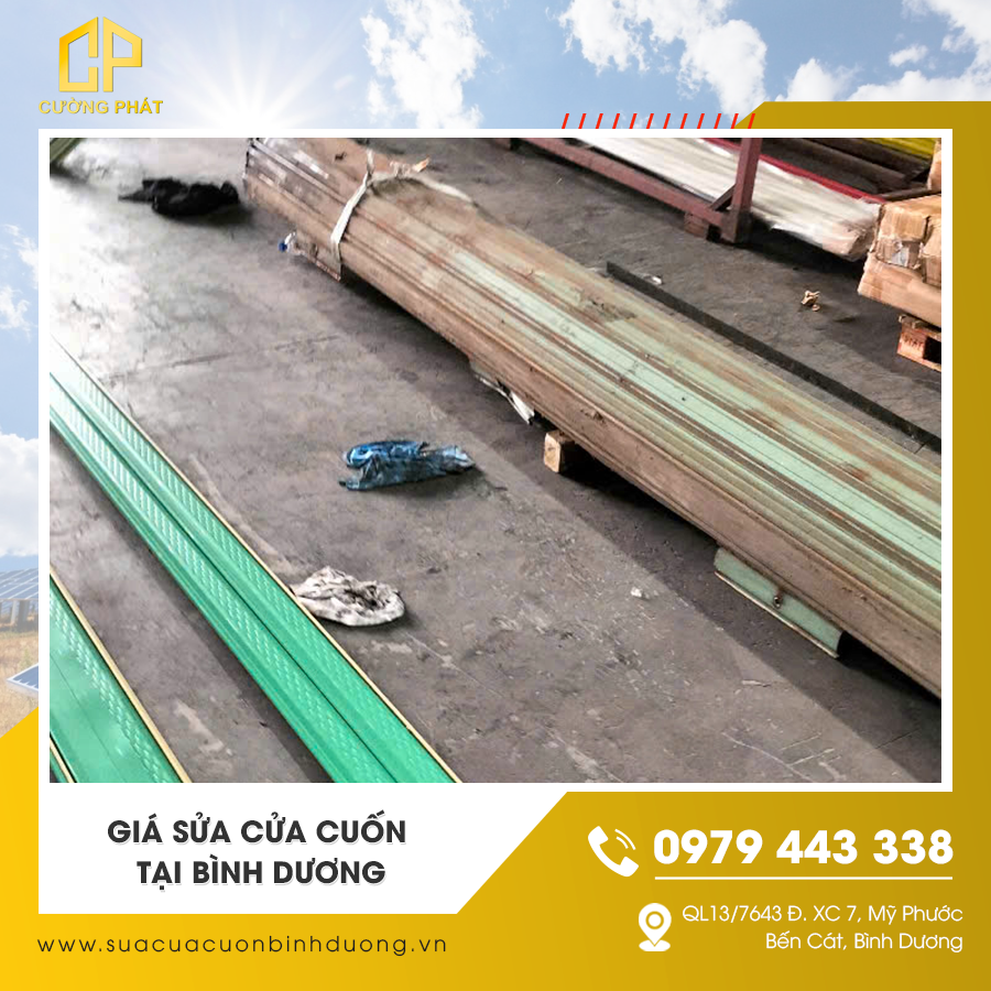 Sửa chữa cửa cuốn bị kẹt tại Bình Dương