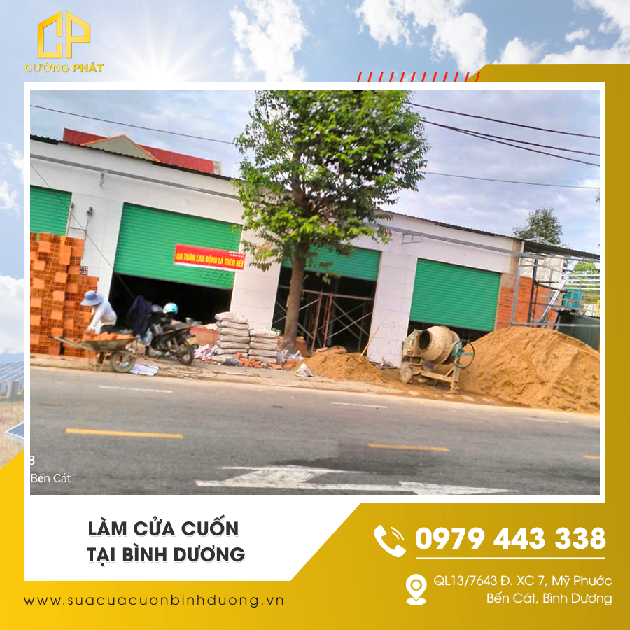Quy trình làm cửa cuốn tại Bình Dương