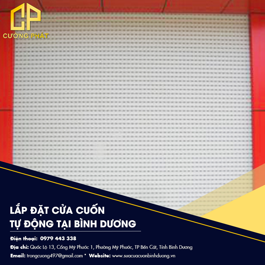 Lắp đặt cửa cuốn tự động tại Bình Dương