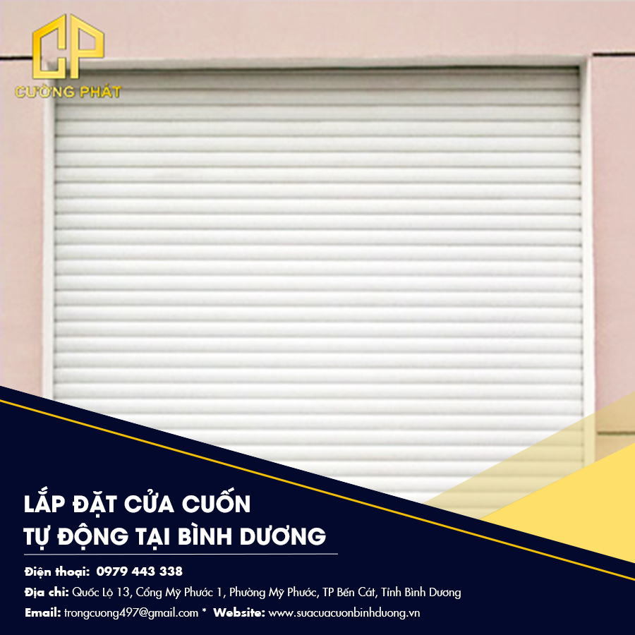 Lắp đặt cửa cuốn tự động tại Bình Dương
