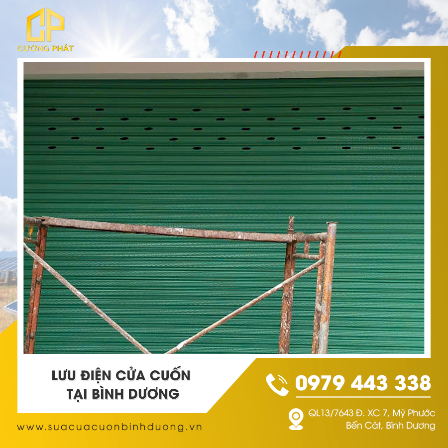 Lưu điện cửa cuốn chất lượng tại Bình Dương