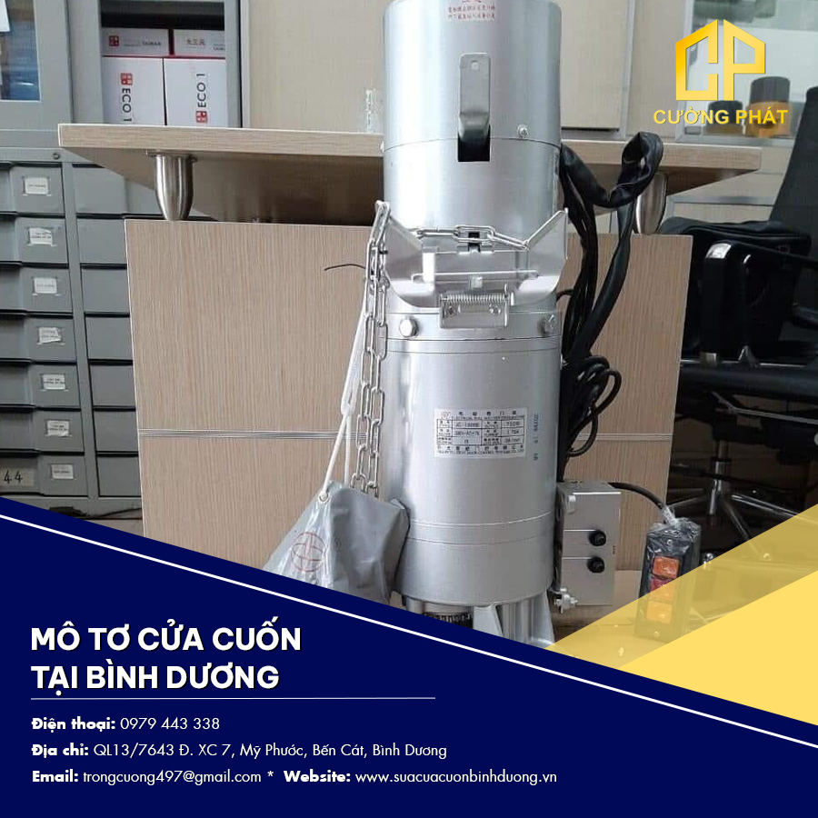 mô tơ cửa cuốn tại Bình Dương