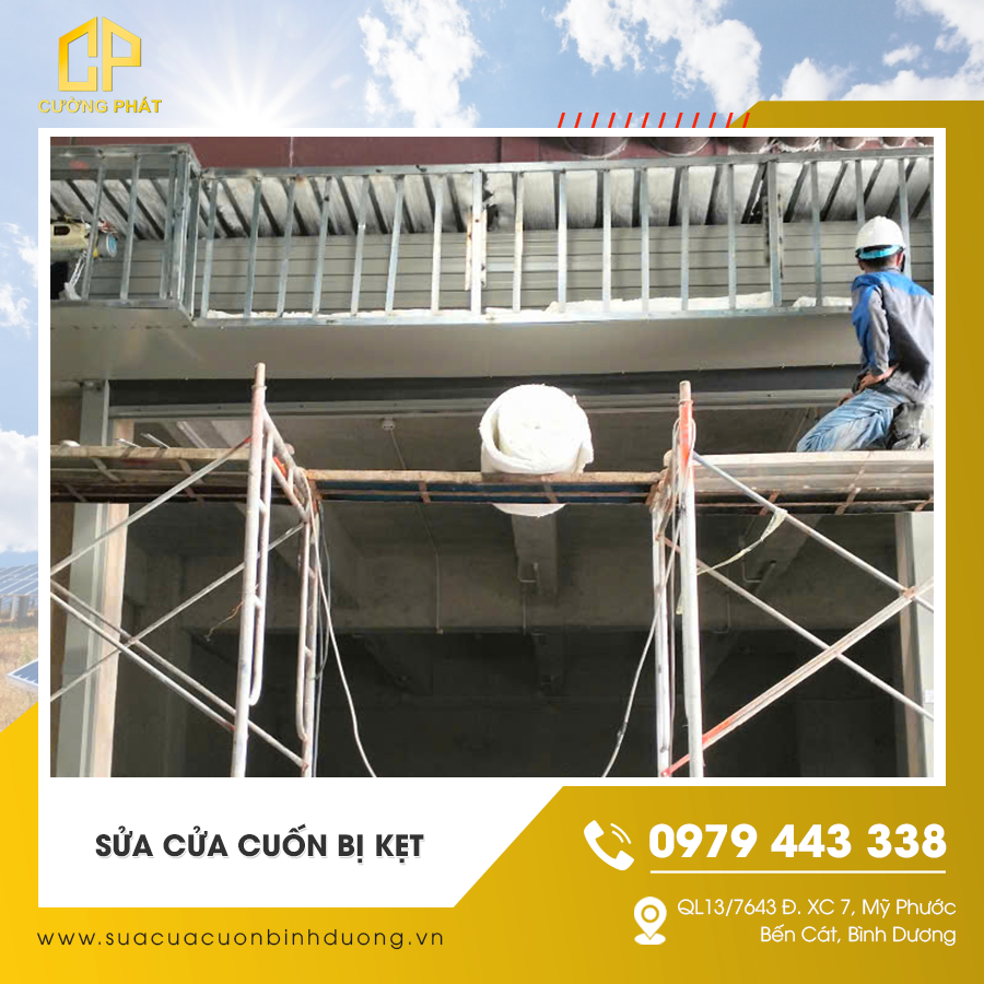 Khắc phục cửa cuốn bị kẹt nhanh chóng