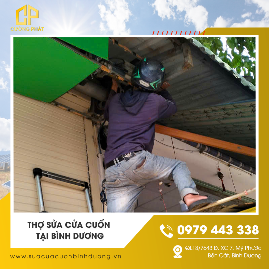 Thợ sửa cửa cuốn chuyên nghiệp tại Bình Dương