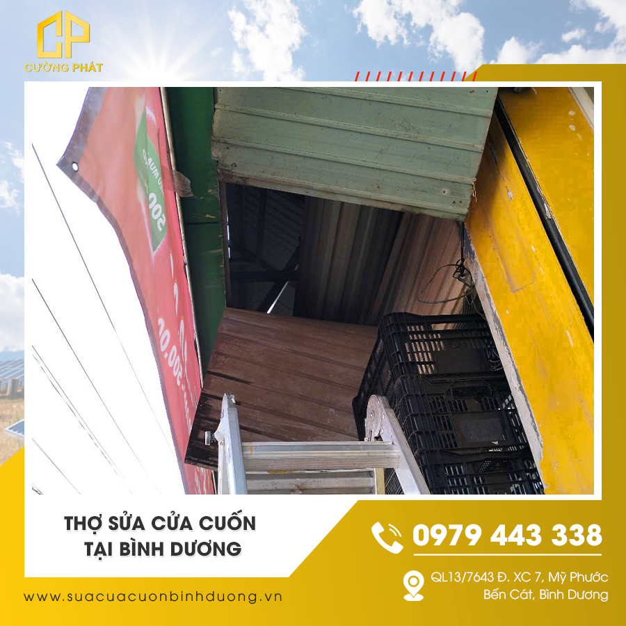 Dịch vụ thợ sửa cửa cuốn tận nơi ở Bình Dương
